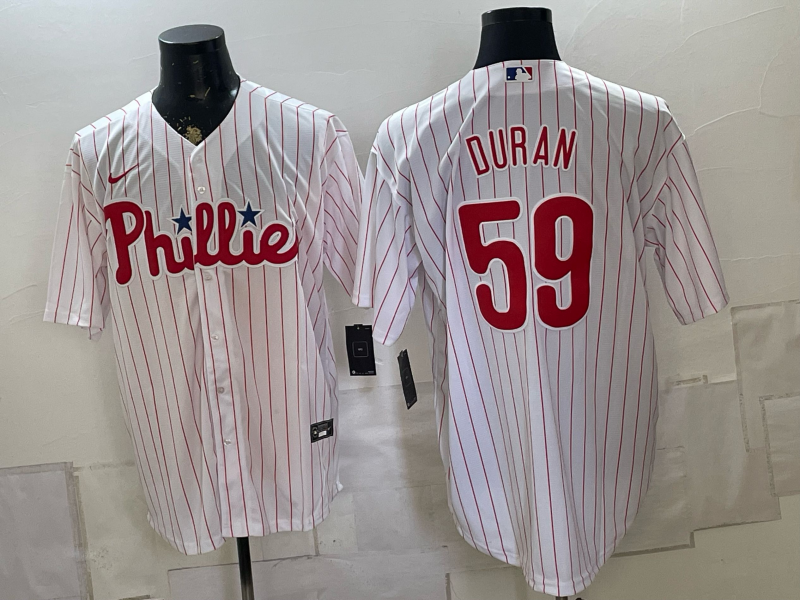 Men 2026 Philadelphia Phillies #59 Duran white Game Nike MLB Jersey 0815002->philadelphia phillies->MLB Jersey